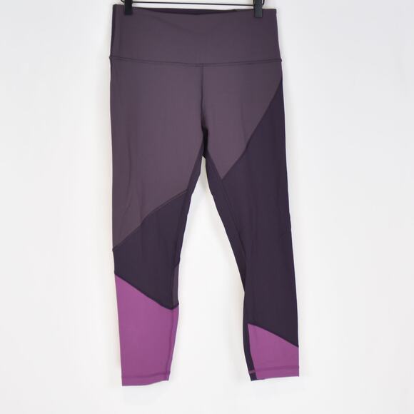 Lululemon Wunder Under Color Block Leggings size 10
